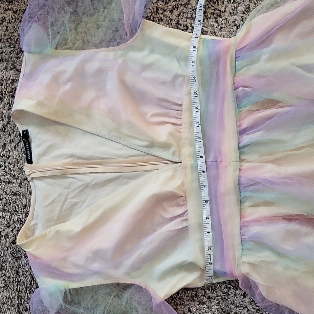 Pastel Long Sleeve Dress - Picture 8 of 9